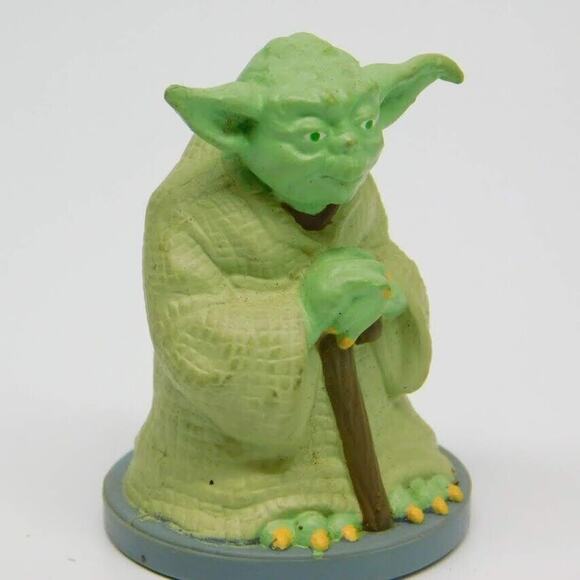 Star Wars Collectible 1990s Figurines Lot Of 14 R2D2 Yoda Applause & others - Picture 4 of 16